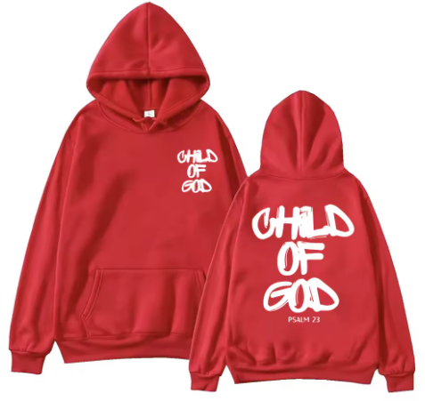 Child of God Hoodie Red